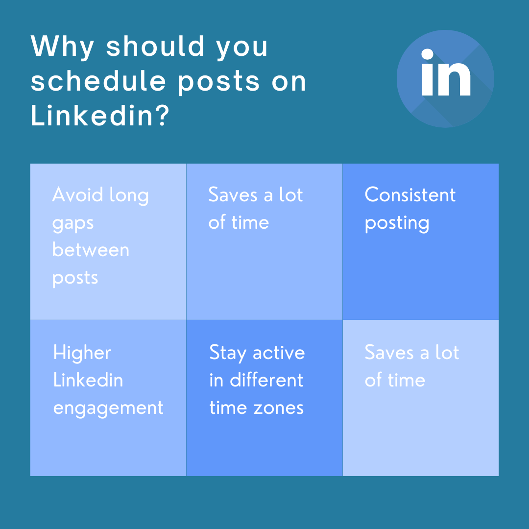 How to Schedule LinkedIn Posts for more engagement (2023)