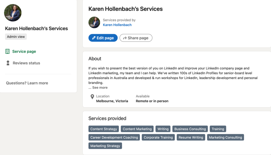 What is a LinkedIn Services Page and Why They Matter