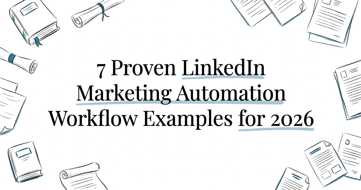 7 Proven LinkedIn Marketing Automation Workflow Examples for 2026